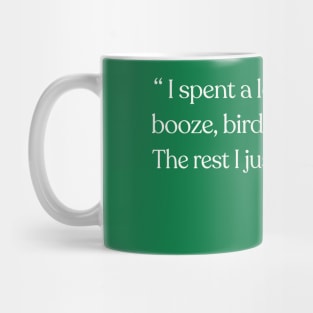 George Best Quote Gift Mug